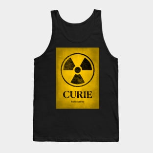 Marie Curie Radioactive Women in Science Poster Tank Top